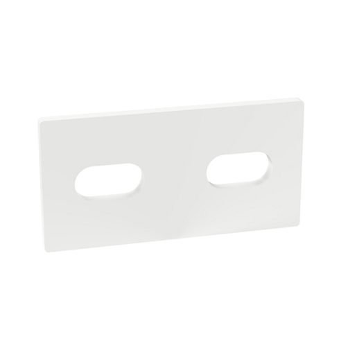 PANDUIT - KIT D/UNION 2 RANURAS COLOR BLANCO