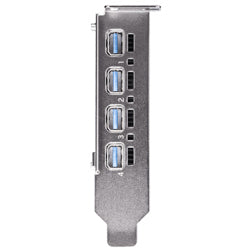PNY - Tarjeta de Video PNY Pro NVIDIA RTX A400 4GB Low Profile Single Fan GDDR6 PCIe 4.0 4xMini DisplayPort
