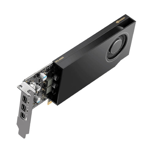 PNY - Tarjeta de Video PNY Pro NVIDIA RTX A1000 8GB Low Profile Single Fan GDDR6 PCIe 4.0 4xMini DisplayPort
