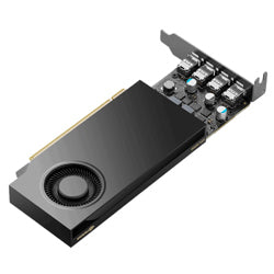 PNY - Tarjeta de Video PNY Pro NVIDIA RTX A1000 8GB Low Profile Single Fan GDDR6 PCIe 4.0 4xMini DisplayPort