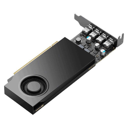 PNY - Tarjeta de Video PNY Pro NVIDIA RTX A1000 8GB Low Profile Single Fan GDDR6 PCIe 4.0 4xMini DisplayPort