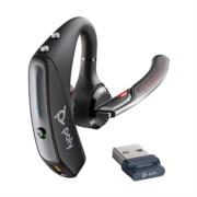 POLY - Audífonos Poly Voyager 5200 USB-A Bluetooth con Dongle BT700 Negro