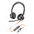 POLY - Poly Auriculares estéreo USB-C Blackwire 8225 + Adaptador USB-C/A