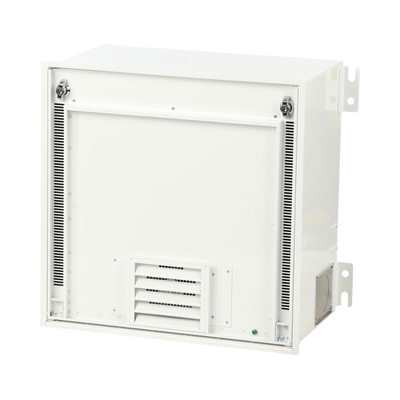 PANDUIT - Gabinete PanZone Premium, de Montaje en Techo, Con 2 UR Para Equipo Activo y 6 UR Para Paneles de Parcheo, Fabricado en Acero, Color Blanco