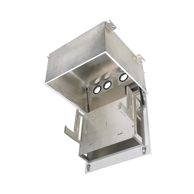 PANDUIT - Gabinete PanZone Premium, de Montaje en Techo, Con 2 UR Para Equipo Activo y 6 UR Para Paneles de Parcheo, Fabricado en Acero, Color Blanco