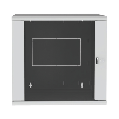 PANDUIT - Gabinete PanZone de Montaje en Pared, de 19in, Puerta con Ventana de Seguridad, 12 UR, 762mm de Profundidad, Color Blanco
