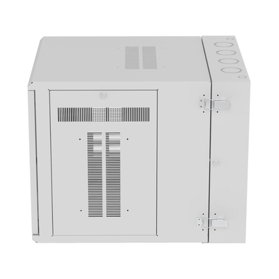 PANDUIT - Gabinete PanZone de Montaje en Pared, de 19in, Puerta con Ventana de Seguridad, 12 UR, 762mm de Profundidad, Color Blanco