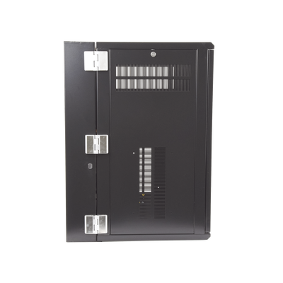 PANDUIT - Gabinete PanZone de Montaje en Pared, de 19in, Puerta Ventilada, 18 UR, 635mm de Profundidad, Color Negro