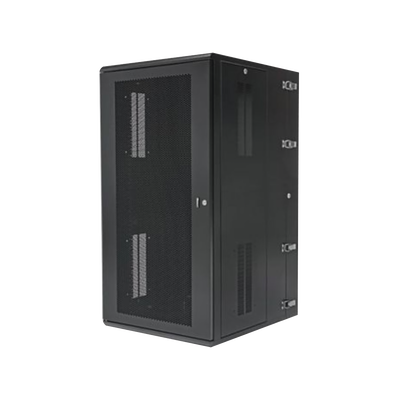 PANDUIT - Gabinete PanZone de Montaje en Pared, de 19in, Puerta Ventilada, 26 UR, 635mm de Profundidad, Color Negro