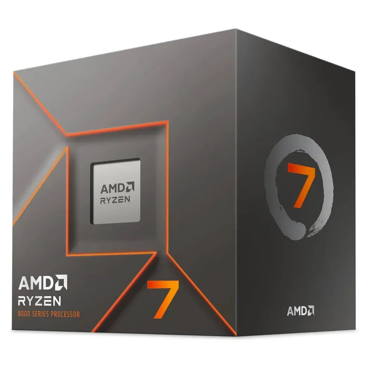 AMD - Procesador AMD Ryzen 7 8700F 4.1GHz 16MB 65W 8 Cores 16 Threads Socket AM5 sin Graficos con Disipador