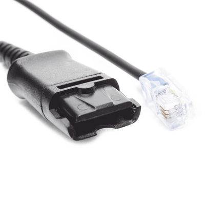 FANVIL - Cable adaptador para diademas modelo HT101, HT201 y HT202 para compatibilidad con teléfonos Grandstream, análogos, digitales, etc.