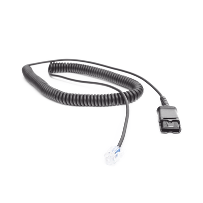 FANVIL - Cable adaptador para diademas modelo HT101, HT201 y HT202 para compatibilidad con teléfonos Grandstream, análogos, digitales, etc.