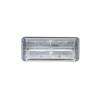 FEDERAL SIGNAL - Luces perimetrales de emergencia QuadraFlare® lente color claro, LED color rojo