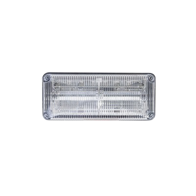 FEDERAL SIGNAL - Luces perimetrales de emergencia QuadraFlare® lente color claro, LED color rojo