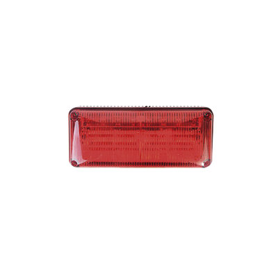 FEDERAL SIGNAL - Luz de Emergencia QuadraFlare, Mica y LED Rojo, Ideal para Ambulancias
