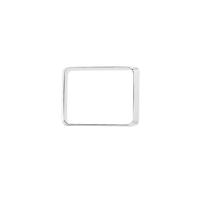 FEDERAL SIGNAL - Bisel cromado con empaque para luces Quadraflare 9X7