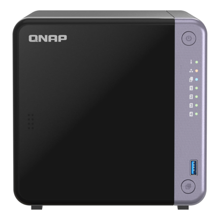 QNAP - Unidad NAS QNAP TS-432X-4G-US de 4 bahías 4 GB DDR4 RAM sin Disco