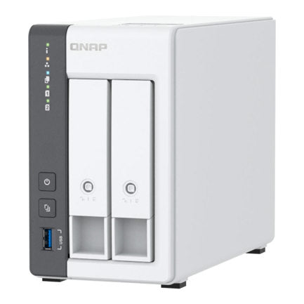 QNAP - Unidad Almacenamiento NAS QNAP CPU ARM Cortex A55 Quad Core 2.0GHz 4GB RAM RJ45 2.5GbE 2 Bahias 3.5 Linux Sin Discos