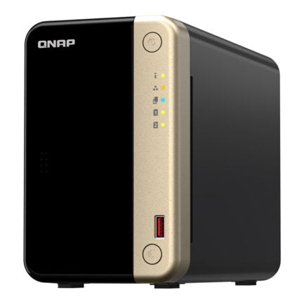 QNAP - Unidad Almacenamiento NAS QNAP CPU Celeron N5095 Quad Core 2.9GHz 8GB RAM RJ45 2.5GbE 2 Bahias 3.5 Linux Sin Discos