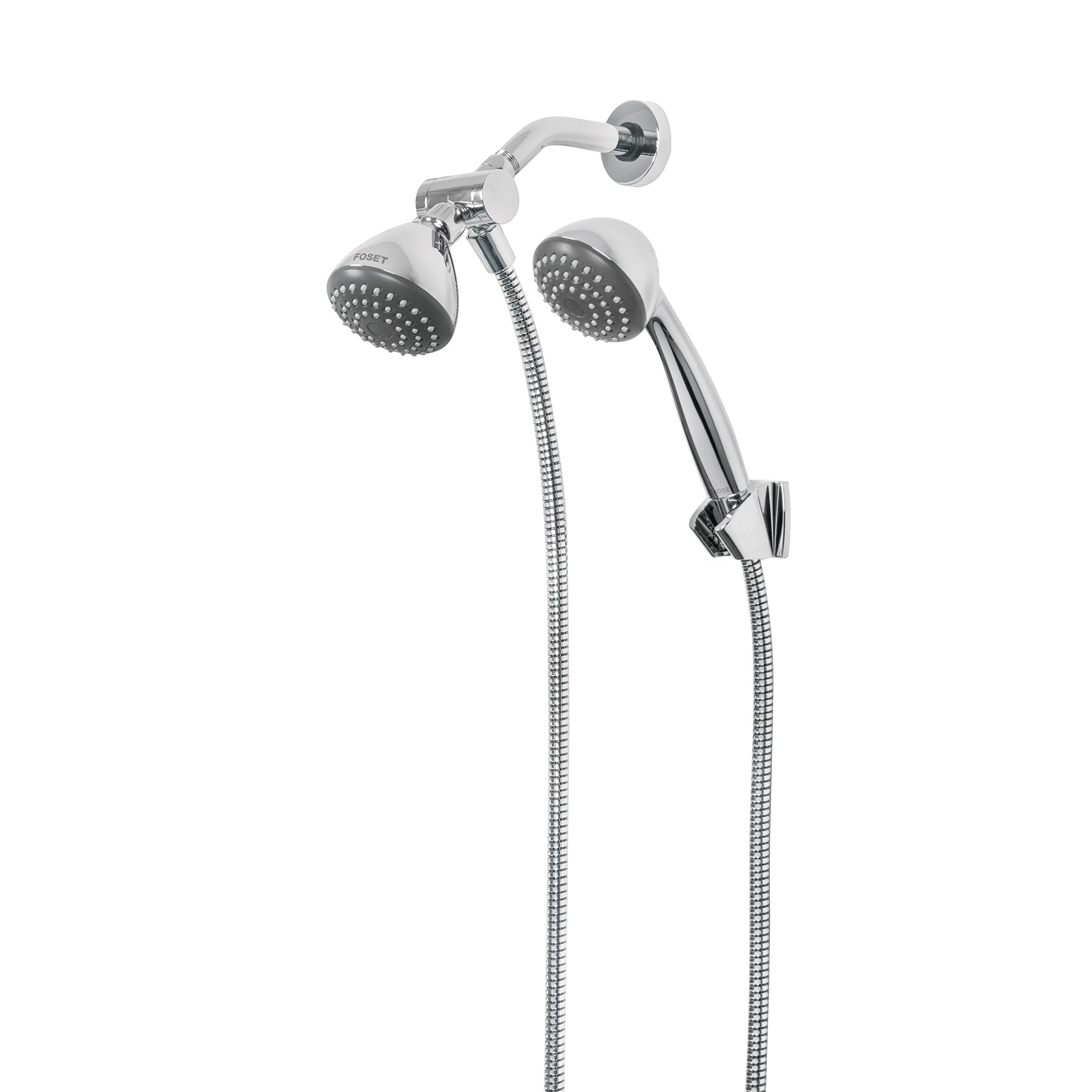 Regadera 3-1/4' con extension tipo telefono, Foset Aero