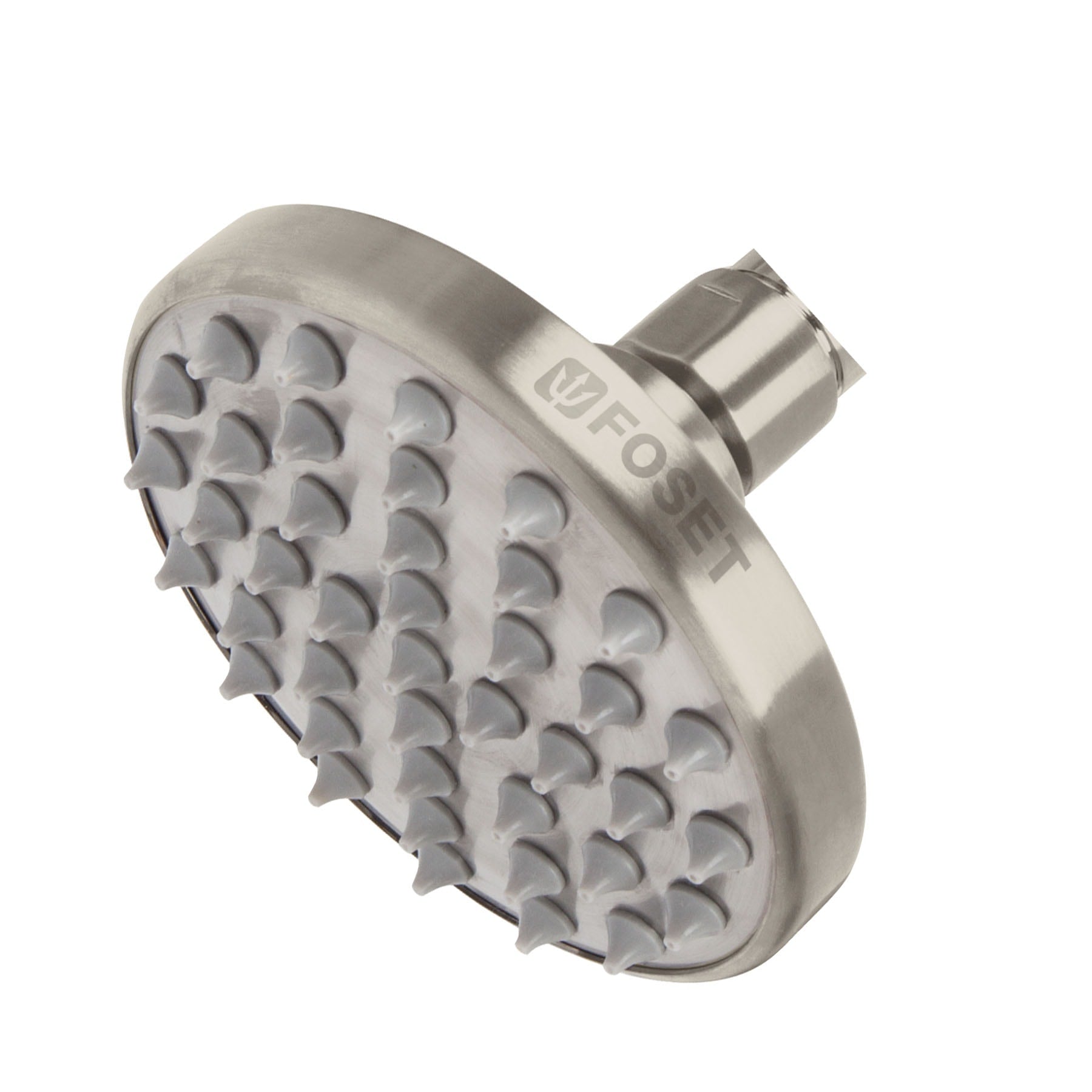 Regadera satin 4' plato redondo, sin brazo, Foset Element