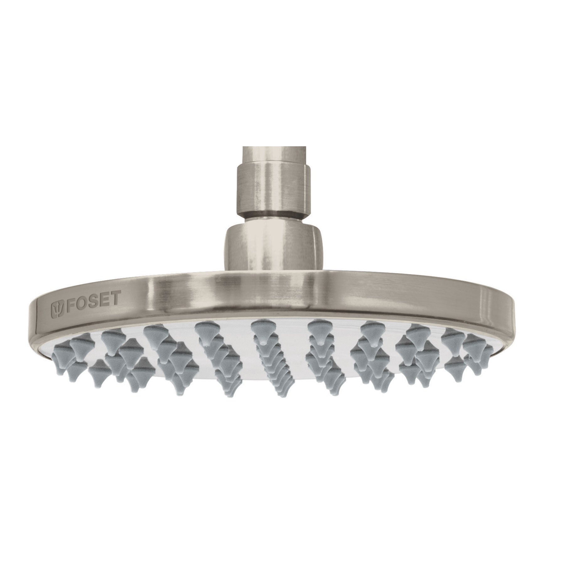 Regadera satin 6' plato redondo, sin brazo, Foset Element