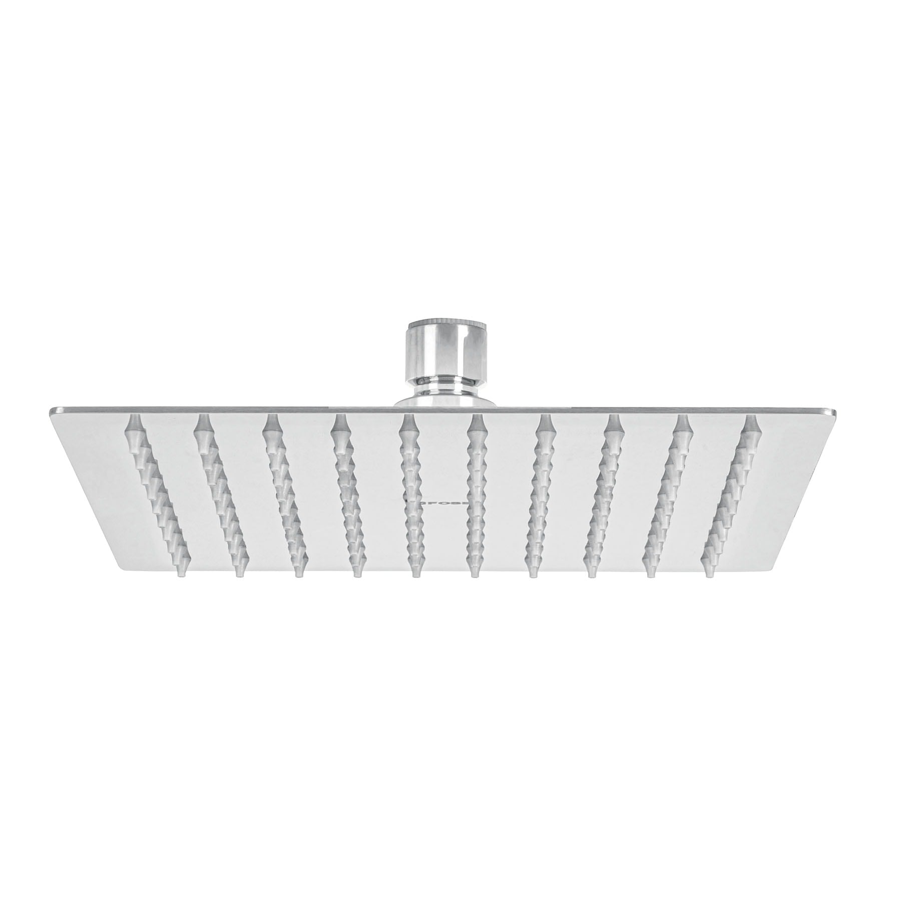 Regadera plato cuadrado 8' sin brazo, cromo, FOSET RIVIERA