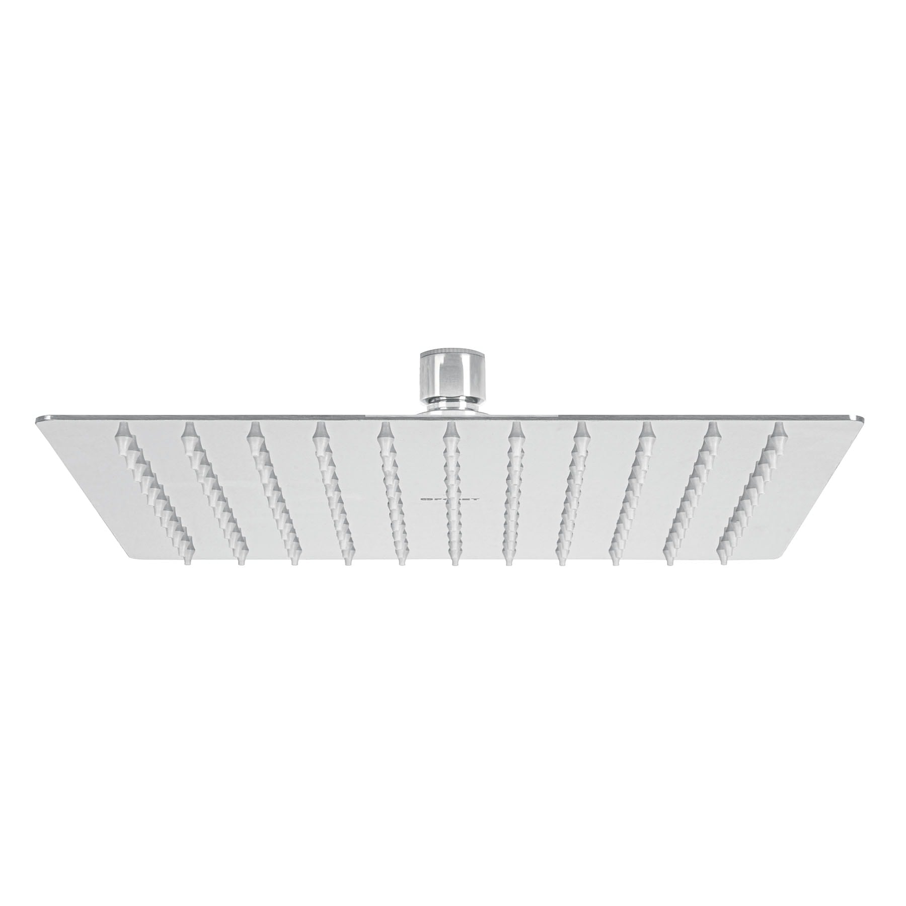 Regadera plato cuadrado 10' sin brazo, cromo, FOSET RIVIERA