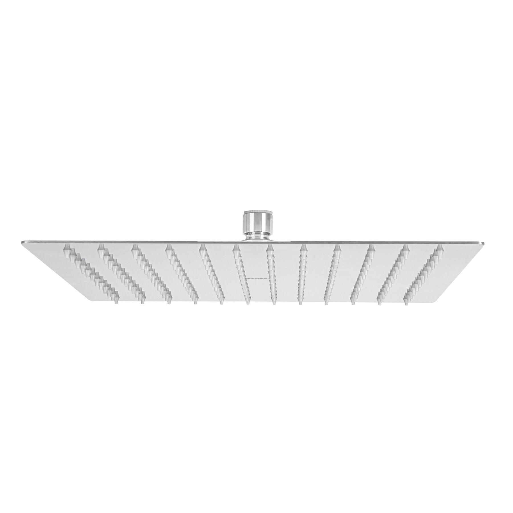 Regadera plato cuadrado 12' sin brazo, cromo, FOSET RIVIERA