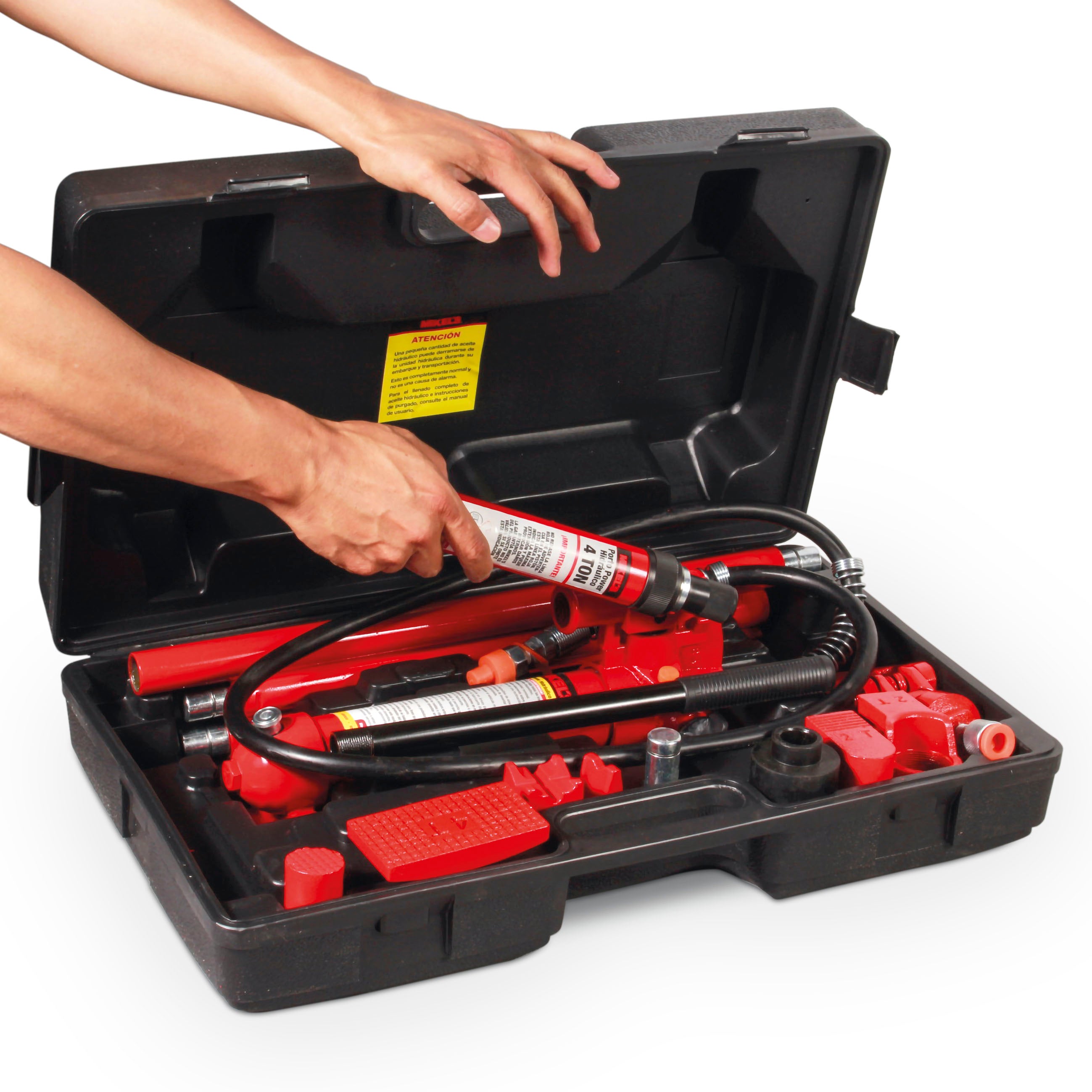 Porto power (4 ton, estuche de plástico)