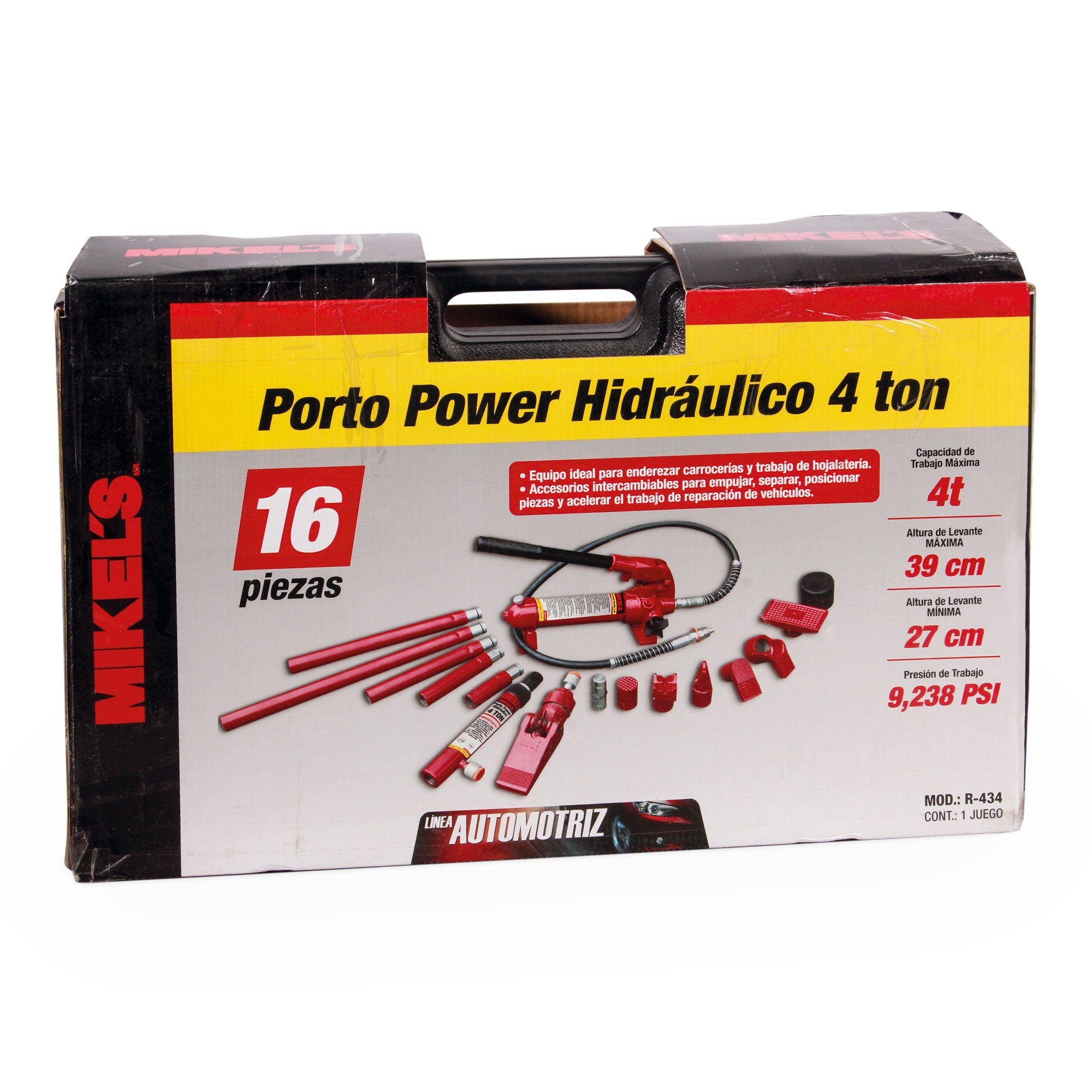 Porto power (4 ton, estuche de plástico)