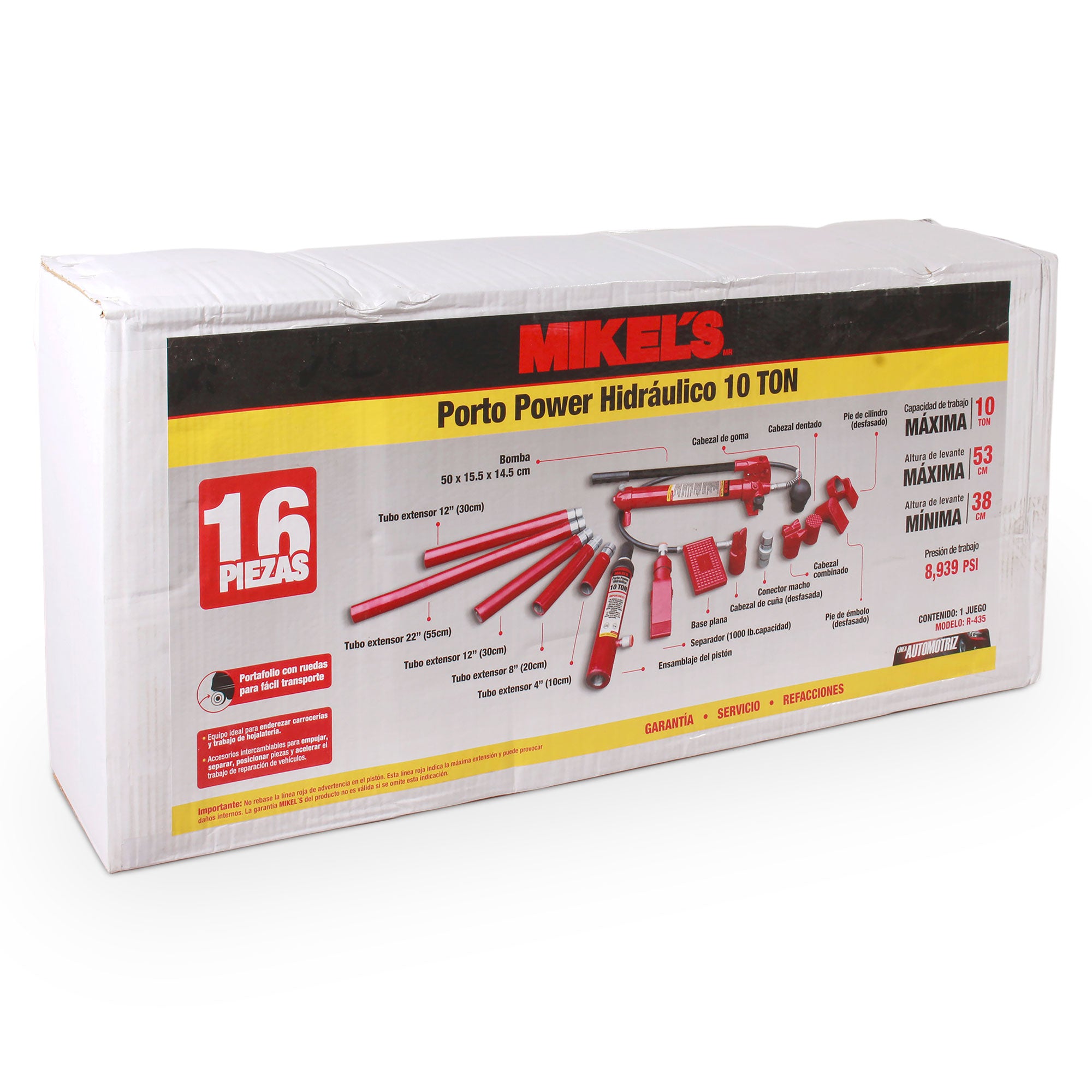 Porto power (10 ton, estuche de plástico)