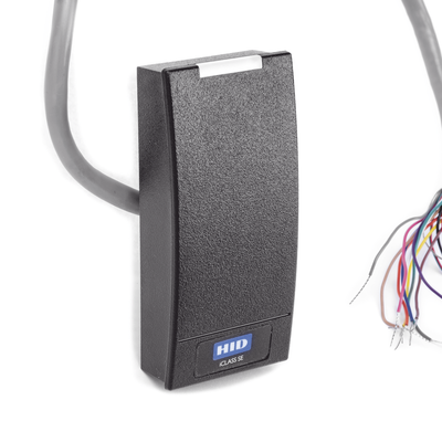 HID - Lector Multiformato HID R10 (900PTNNEK00000)/ SEOS (No Clonable)/iClass SE/ iClass SR/ iClass /Mifare Classic, DesFire, Proximidad, Garantía de por Vida