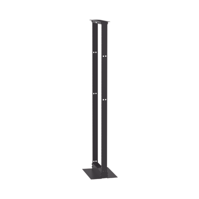 PANDUIT - Rack de Dos Postes Estándar de 19 in, Rieles Numerados y Roscados #12-24, Fabricado en Aluminio, 45 Unidades de Rack, Color Negro
