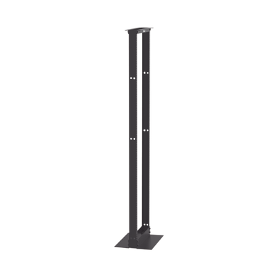 PANDUIT - Rack de Dos Postes Estándar de 19 in, Rieles Numerados y Roscados #12-24, Fabricado en Aluminio, 45 Unidades de Rack, Color Negro