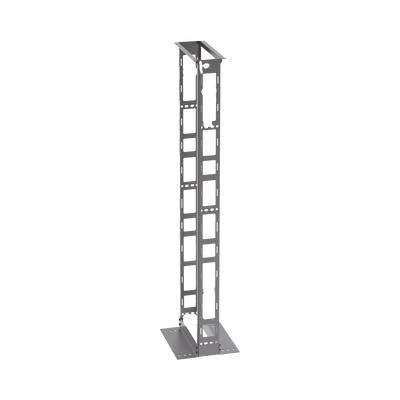 PANDUIT - Rack de Dos Postes Estándar de 19 in, Rieles Numerados y Roscados #12-24, 6 in de Profundidad, Fabricado en Acero, 45 Unidades de Rack, Color Negro