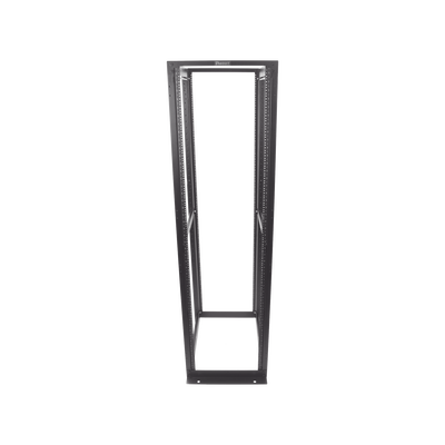 PANDUIT - Rack de Cuatro Postes Estándar de 19", Rieles Numerados y Roscados #12-24, Profundidad Máxima de 30 in, 45 Unidades de Rack, Color Negro