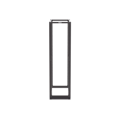 PANDUIT - Rack de Cuatro Postes Estándar de 19", Rieles Con Orificio Para Tuerca Enjaulada, Profundidad Máxima de 41.5 in, 45 Unidades de Rack, Color Negro