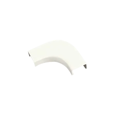 PANDUIT - Curva de radio controlado, para uso con canaleta T70, Material PVC Rígido, Color Blanco