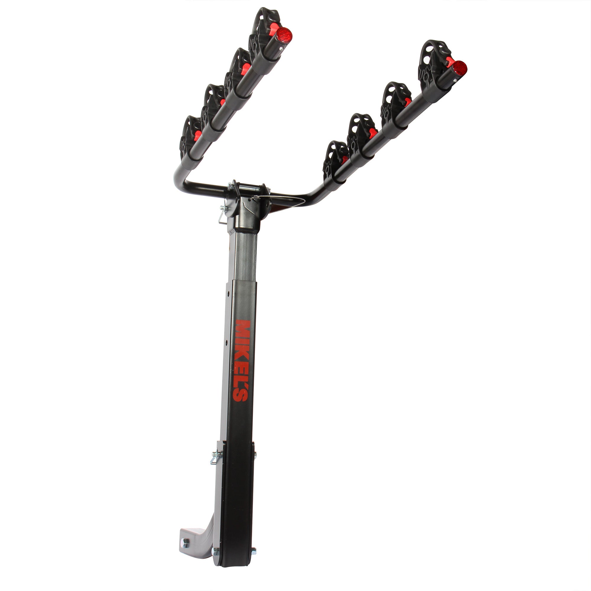 Rack para 4 bicicletas, montaje en tirón (2")