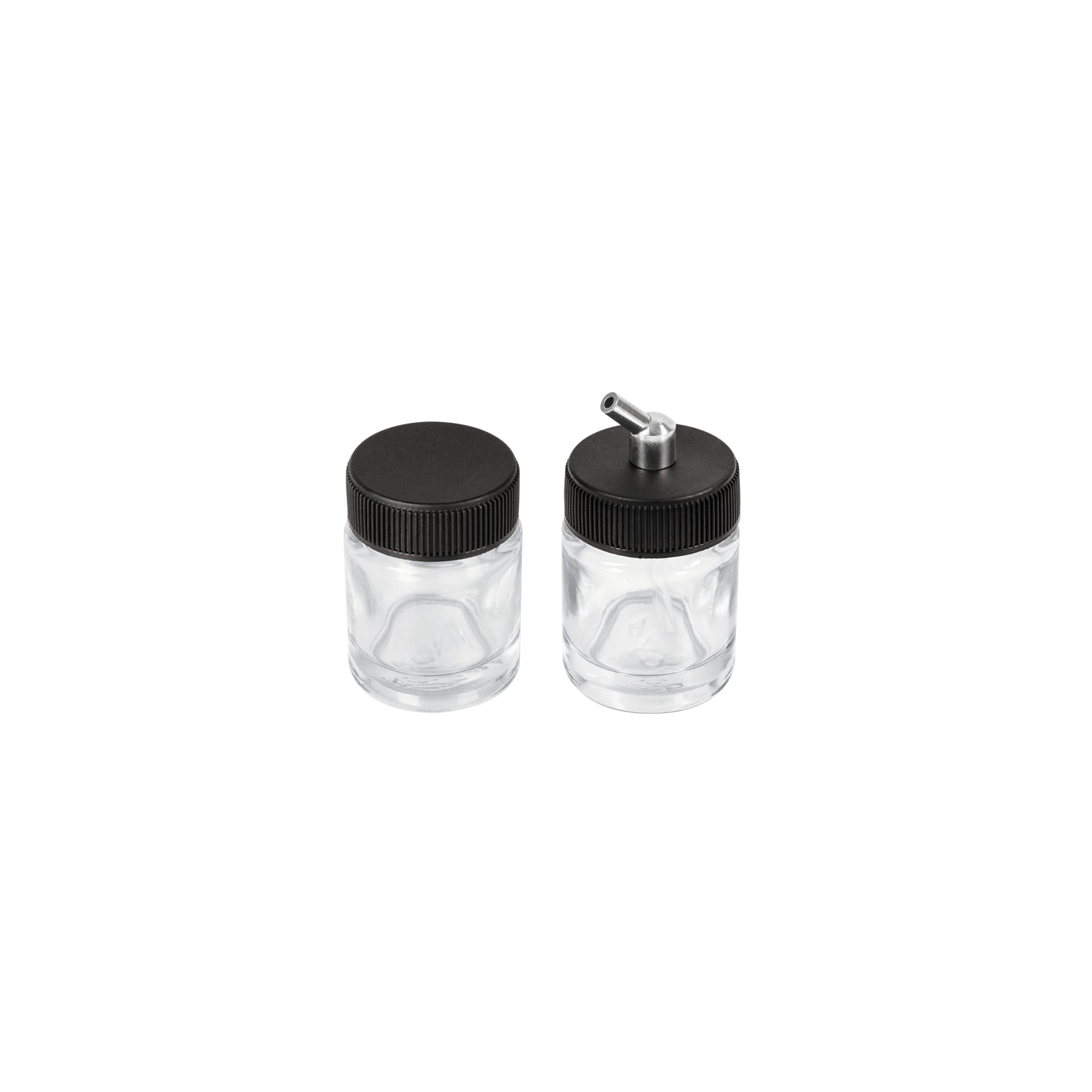 Juego de 2 vasos de 15 ml y adaptador para aerografo AERO-8