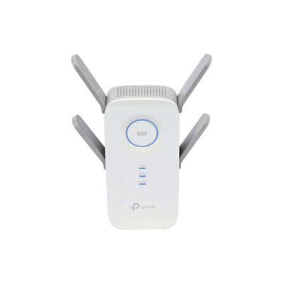 TP-LINK - Repetidor / Extensor de Cobertura WiFi AC, 2600 Mbps, doble banda 2.4 GHz y 5 GHz, con 1 puerto 10/100/1000 Mbps, 4 antenas externas