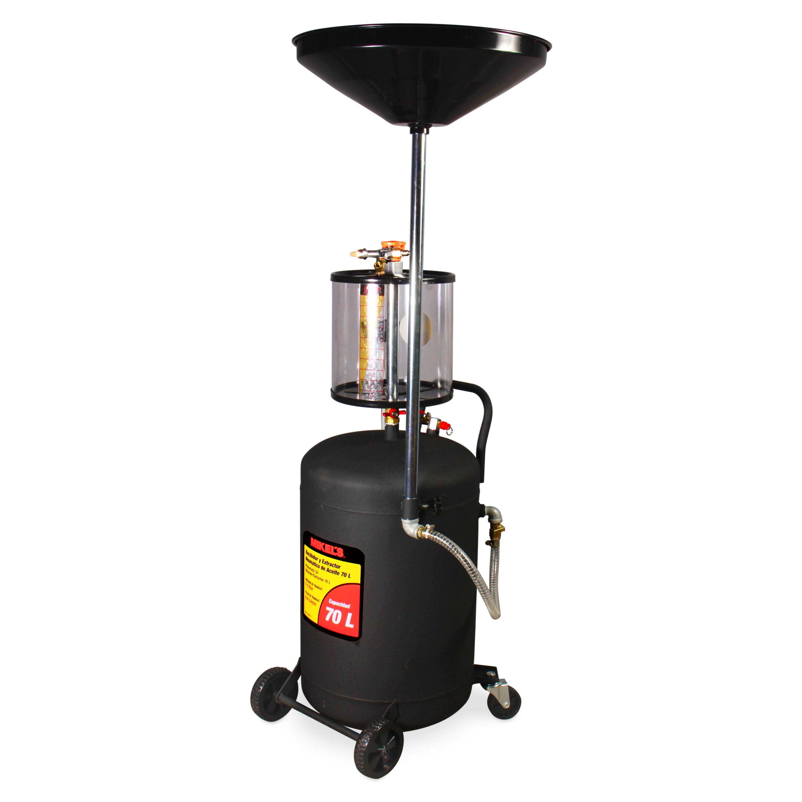 Recibidor Extractor de aceite neumático (70 lts)