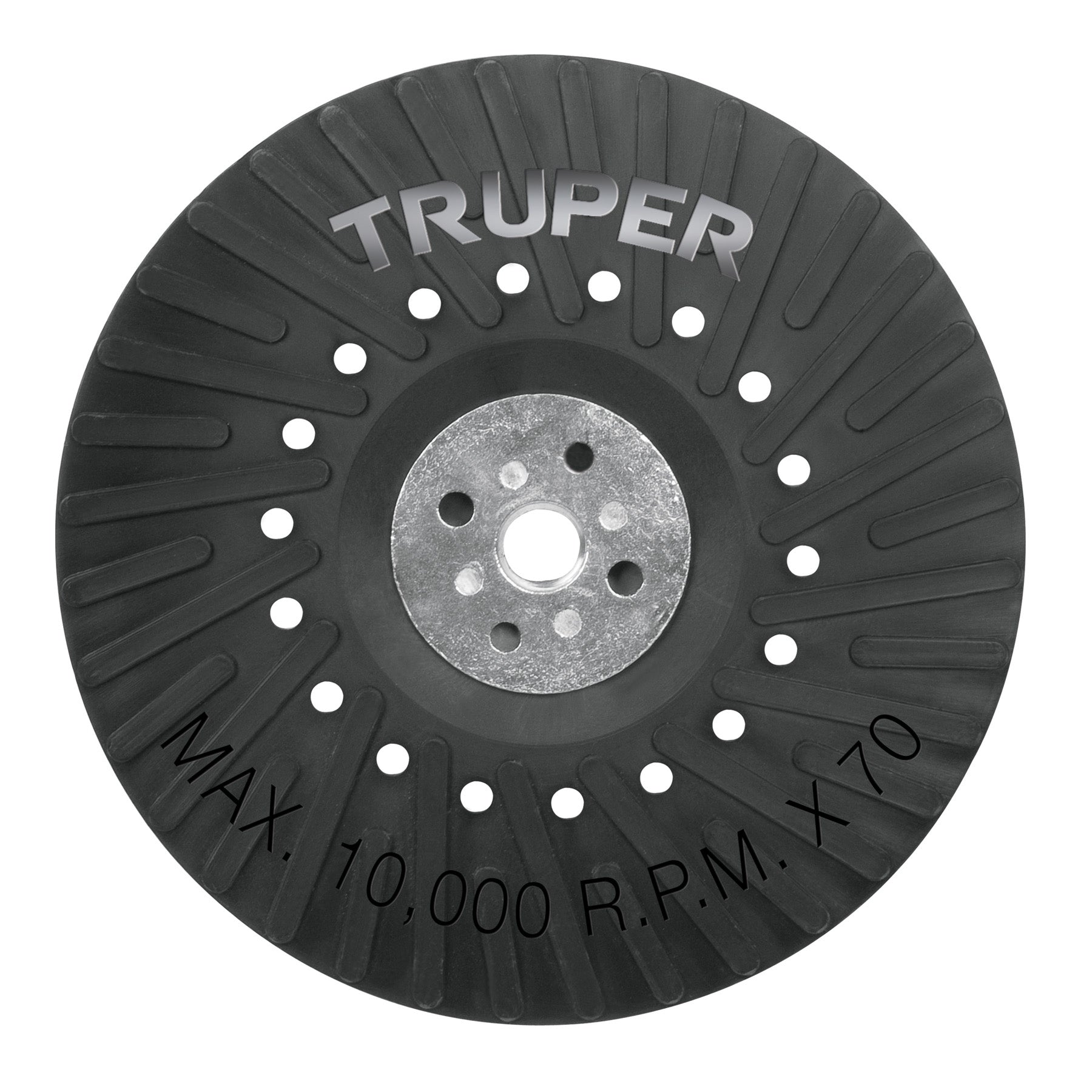 Respaldo para discos de lija 7', eje M14, TRUPER