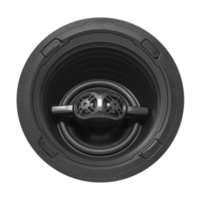 TRUAUDIO - REV Series Altavoz Surround | Angulo para Techo de 3 Vias para Empotrar | Cine en Casa | Woofer de 7in de Polipropileno | 2 Tweeter de 1in | 150W | 8Ω