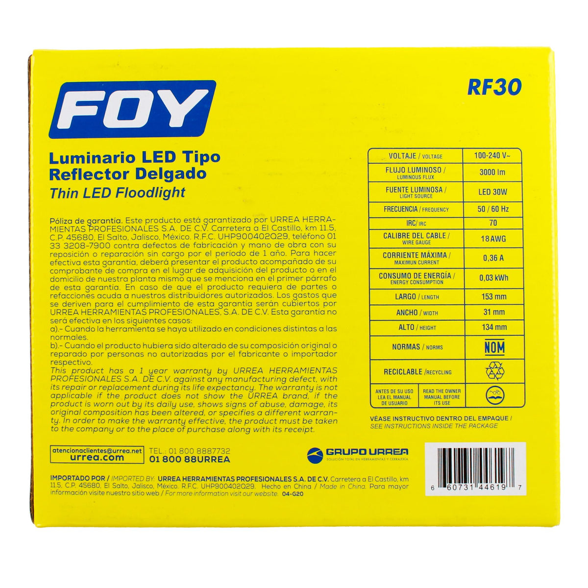 Foy - Reflector LED SMD 30W 3000lm