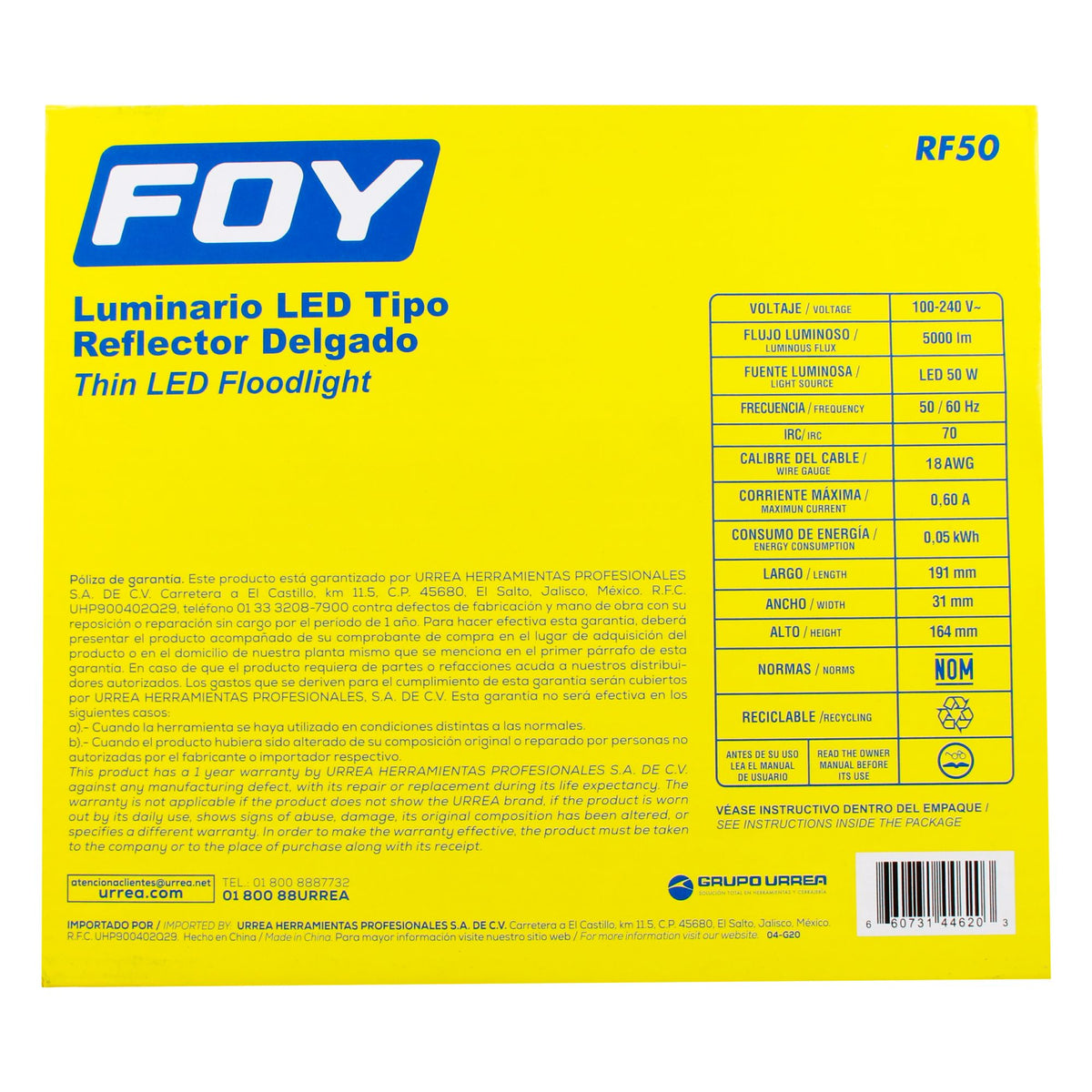 Foy - Reflector LED SMD 50W 5000lm