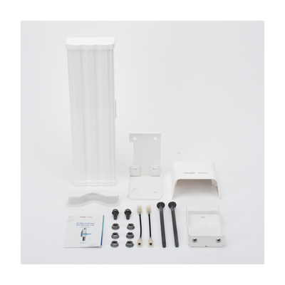 RUIJIE - Antena Sectorial de 120° AirMetro con 16 dBi en Banda 5Ghz (5150-5850 Mhz) Slant 45° Compatibilidad Multi-Marca para enlaces Multipunto, Conectores SMA Hembra Inverso.