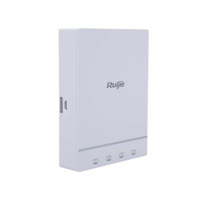 RUIJIE - Punto de acceso Wi-Fi 6 para interior en pared hasta 1.7 Gbps doble banda 802.11AX MU-MIMO 2x2