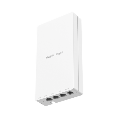 RUIJIE - e-Lighten ONU / Punto de Acceso Hibrido Para solución de Fibra, Uplink Gigabit para Fibra SC/UPC, 3 puertos LAN Gigabit, 1 Puerto Análogo Telefonía